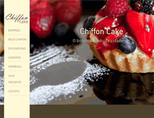 Tablet Screenshot of chiffoncake.com.br